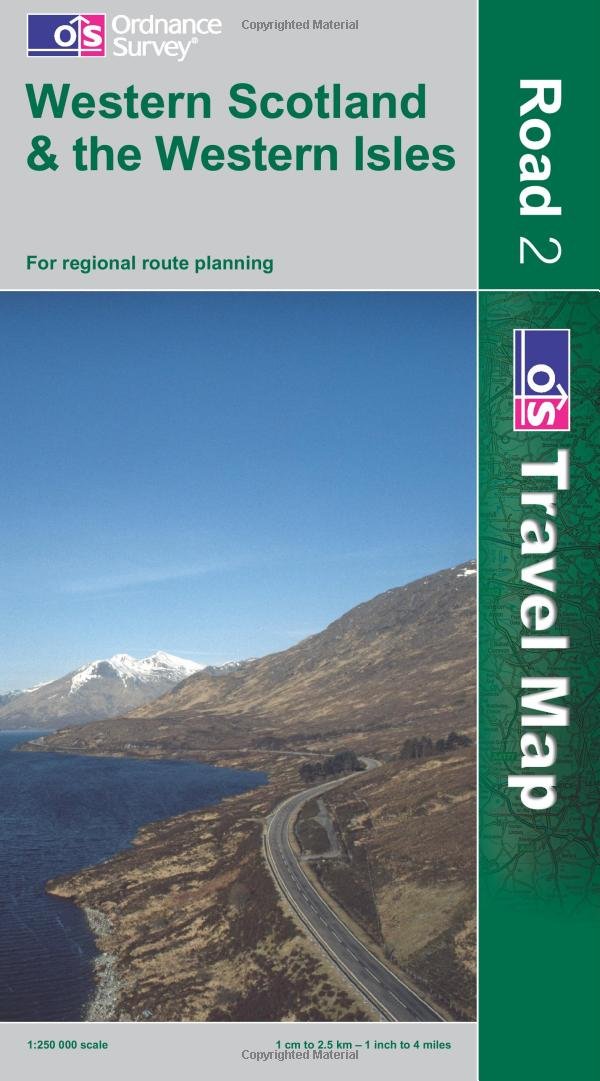 Western Scotland and the Western Isles (OS Travel Map - Road Map) Leisure, Home & Garden