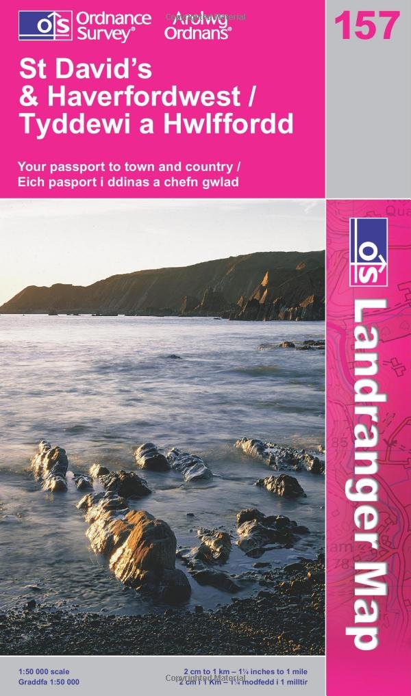 St.David's and Haverfordwest: Tyddewi a Hwlffordd (OS Landranger Map) Learning & Reference