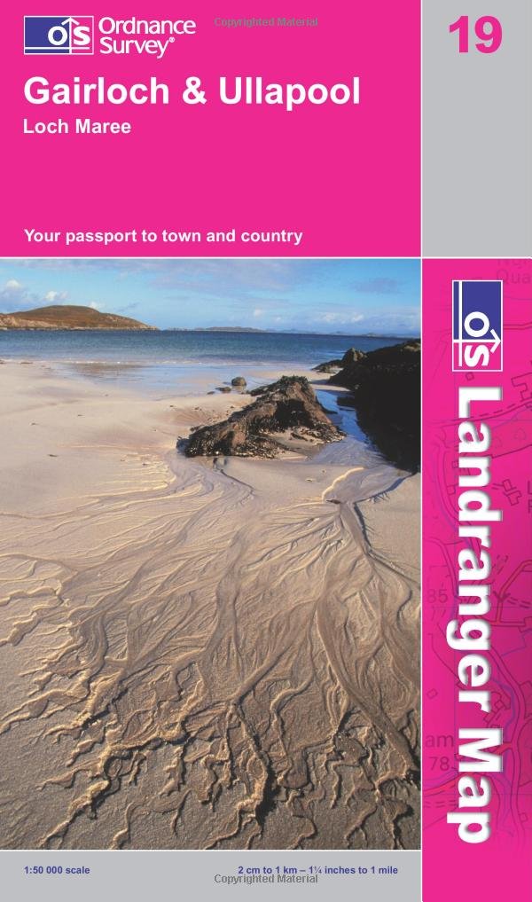 Gairloch and Ullapool, Loch Maree (OS Landranger Map) Learning & Reference
