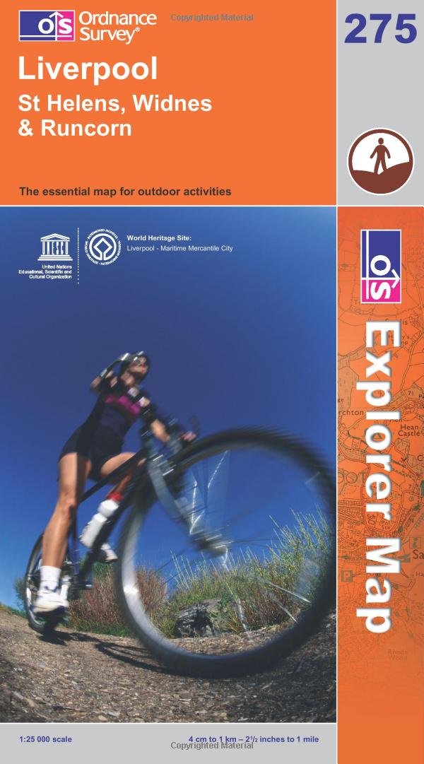 Liverpool, St Helens: Widnes and Runcorn (OS Explorer Map) Maps & Plans
