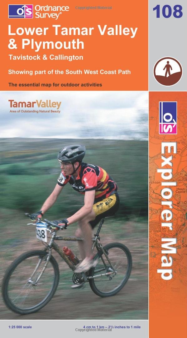 Lower Tamar Valley and Plymouth (OS Explorer Map) Maps & Plans