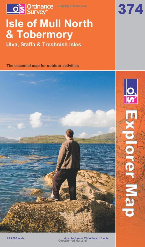 Isle of Mull North and Tobermory (OS Explorer Map) Maps & Plans