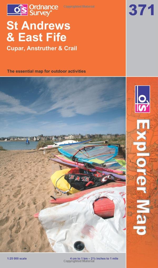 St Andrews and East Fife (OS Explorer Map) Maps & Plans