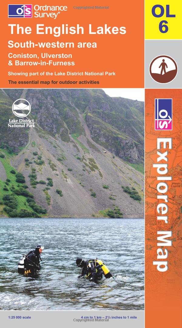 The English Lakes: South Western Area (OS Explorer Map) Learning & Reference