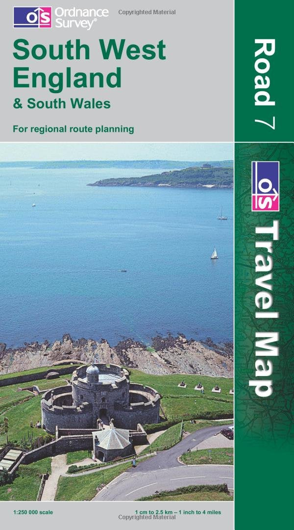 South West England and South Wales (OS Travel Map - Road Map) Learning & Reference