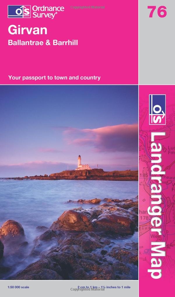 Girvan (OS Landranger Map, Band 76) Maps & Plans