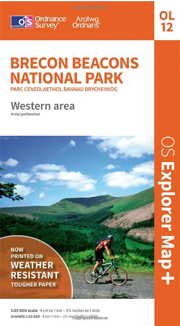 Brecon Beacons National Park - Western & Central Areas (OS Explorer Map) Maps & Plans