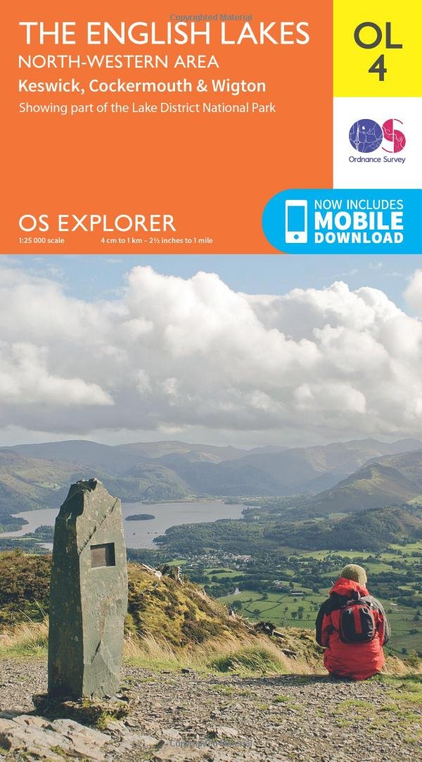 The English Lakes - North-Western Area, Keswick, Cockermouth & Wigton (OS Explorer Map) Maps & Plans