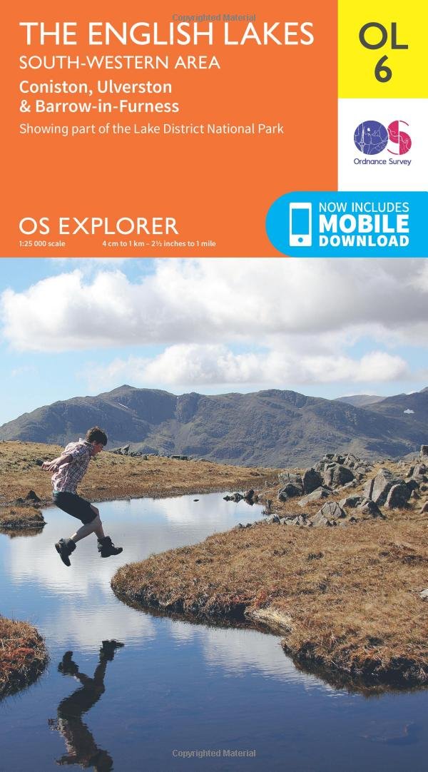 The English Lakes - South-Western Area, Coniston, Ulverston & Barrow-in-Furness Maps & Plans