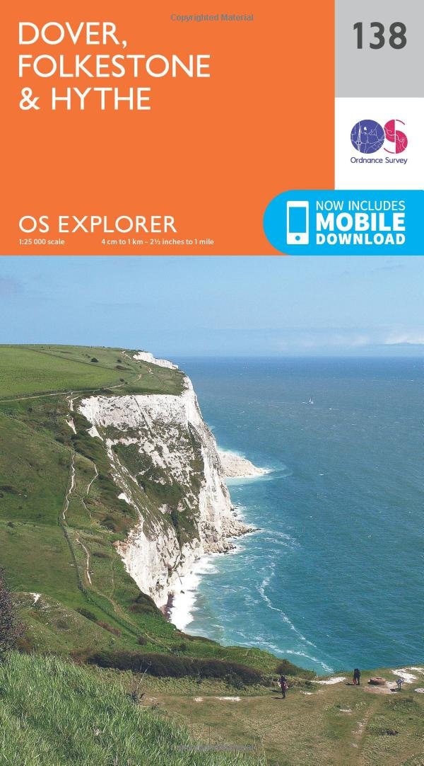 Dover, Folkstone and Hythe (OS Explorer Map, Band 138) Leisure, Home & Garden