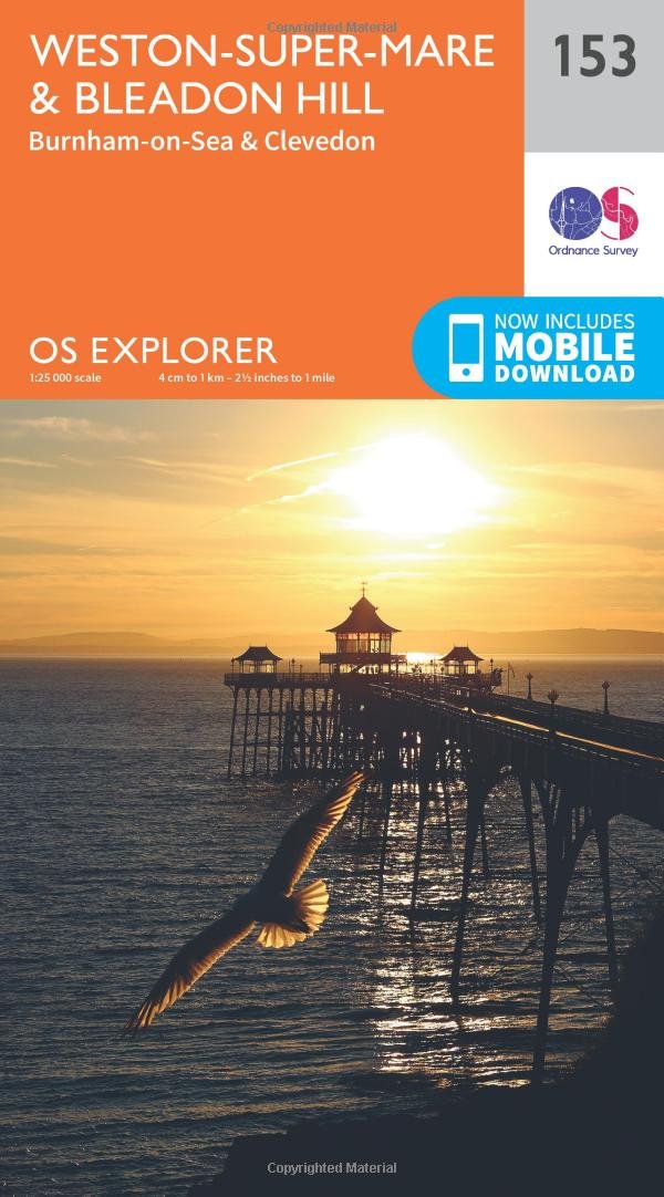 Weston-Super-Mare and Bleadon Hill (OS Explorer Map, Band 153) Leisure, Home & Garden