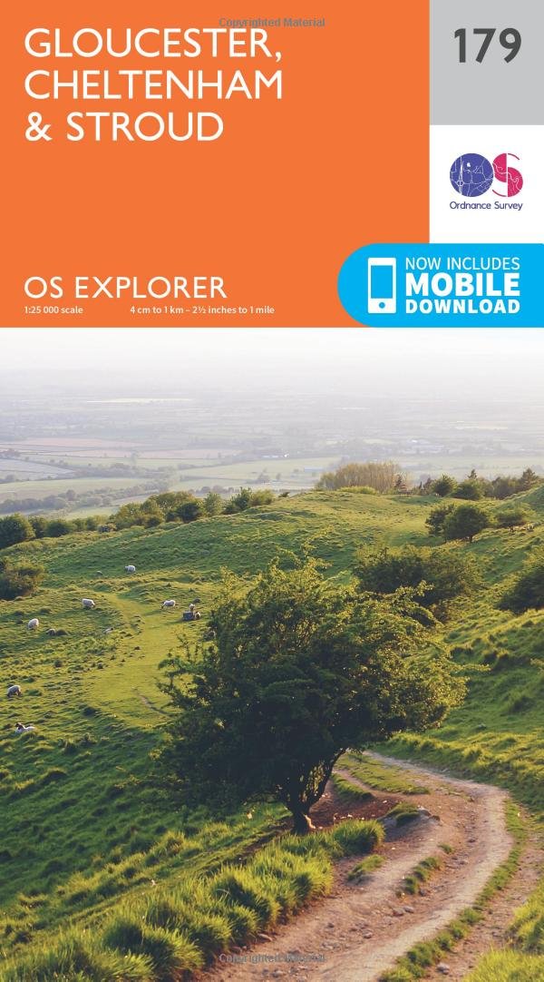 Gloucester, Cheltenham and Stroud (OS Explorer Map, Band 179) Leisure, Home & Garden