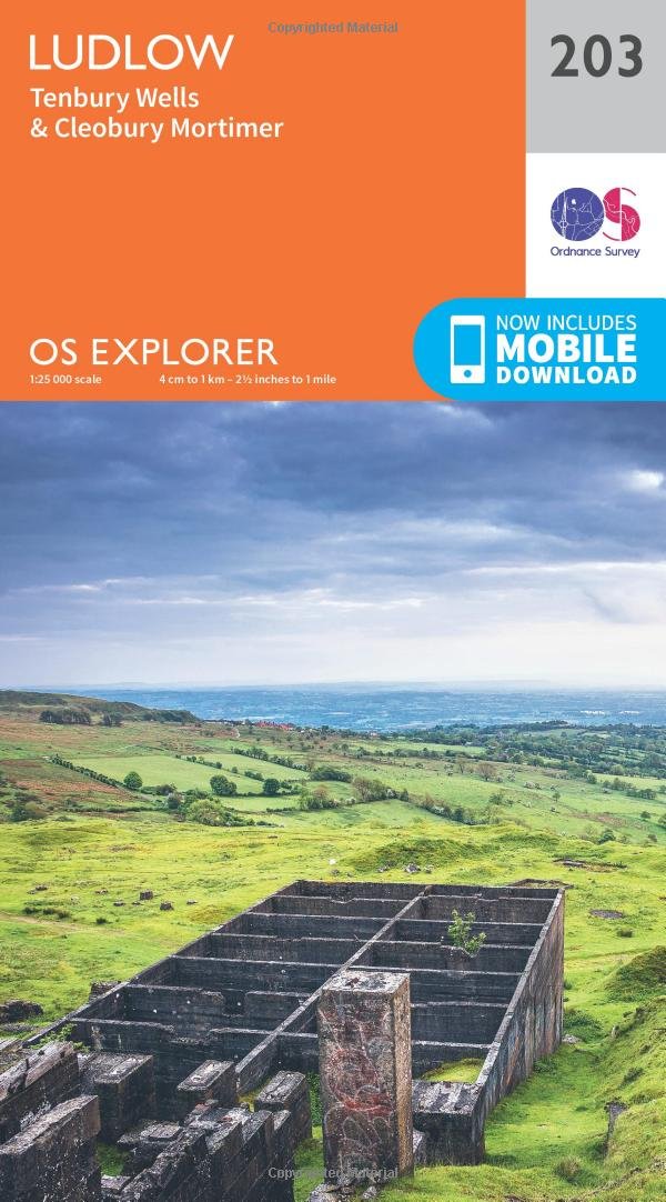 Ludlow and Tenbury Wells (OS Explorer Map, Band 203) Leisure, Home & Garden