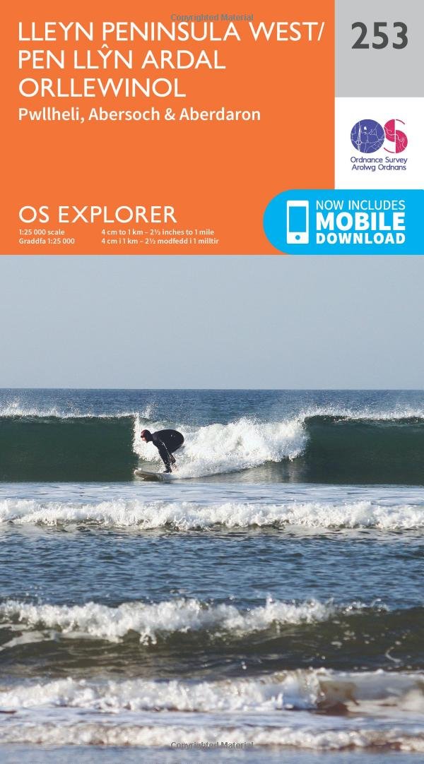 Lleyn Peninsula West (OS Explorer Map, Band 253) Leisure, Home & Garden