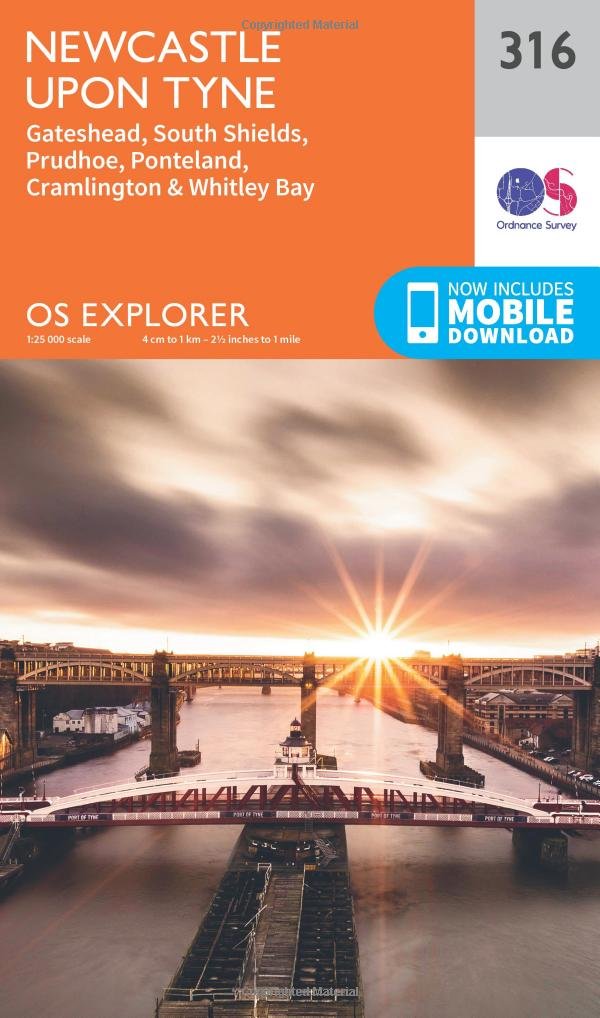 Newcastle Upon Tyne (OS Explorer Map, Band 316) Leisure, Home & Garden