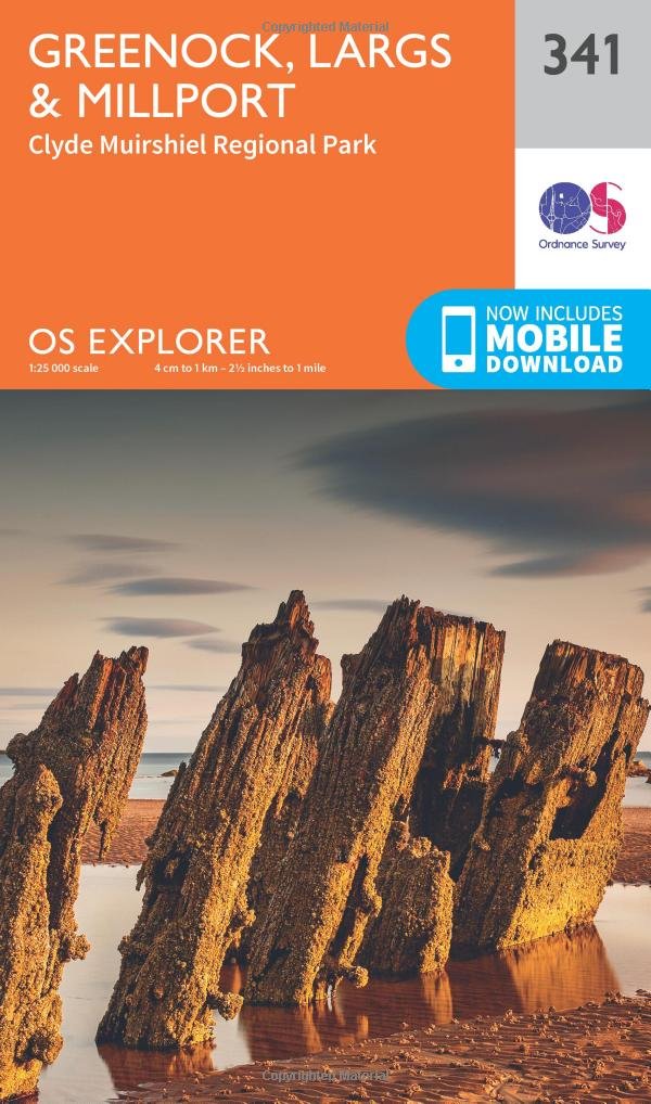 Greenock, Largs and Millport (OS Explorer Map, Band 341) Leisure, Home & Garden
