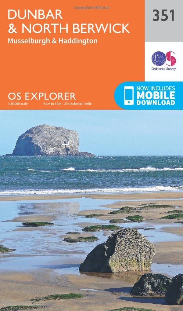 Dunbar and North Berwick (OS Explorer Map, Band 351) Leisure, Home & Garden