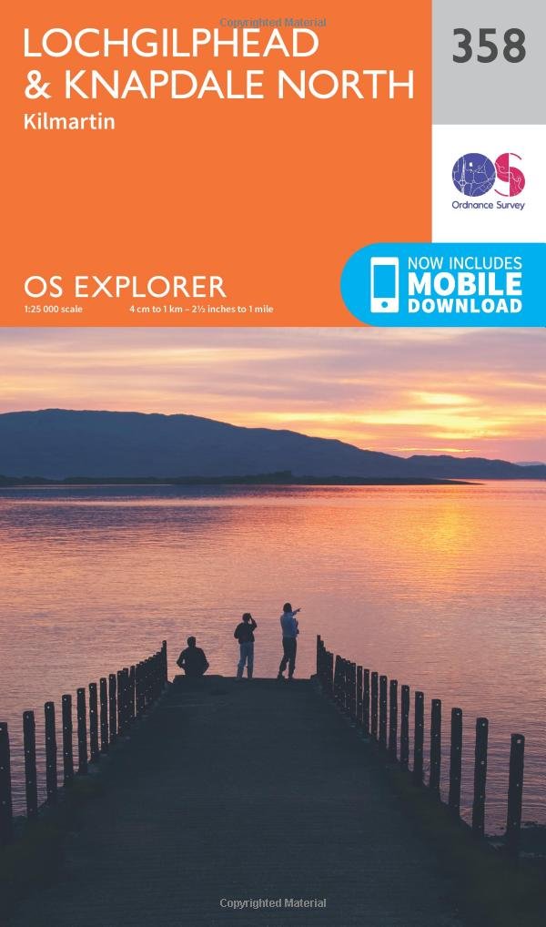 Lochgilphead and Knapdale North (OS Explorer Map, Band 358) Leisure, Home & Garden