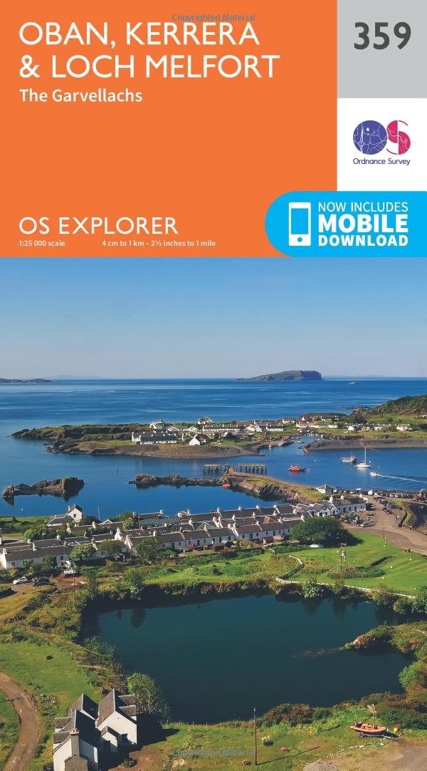 Oban, Kerrera and Loch Melfort (OS Explorer Map, Band 359) Leisure, Home & Garden