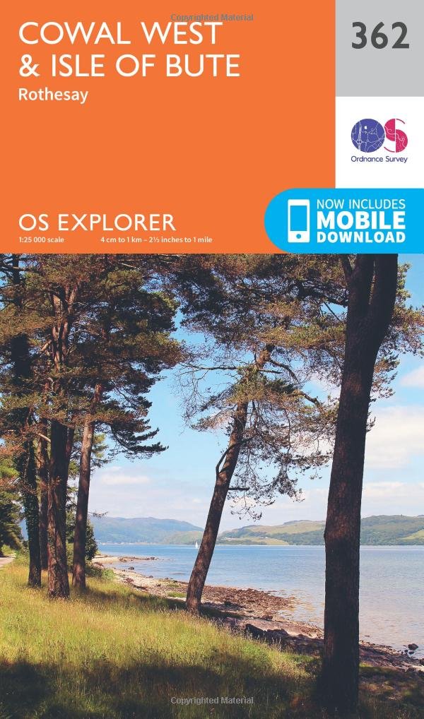 Cowal West and Isle of Bute (OS Explorer Map, Band 362) Leisure, Home & Garden