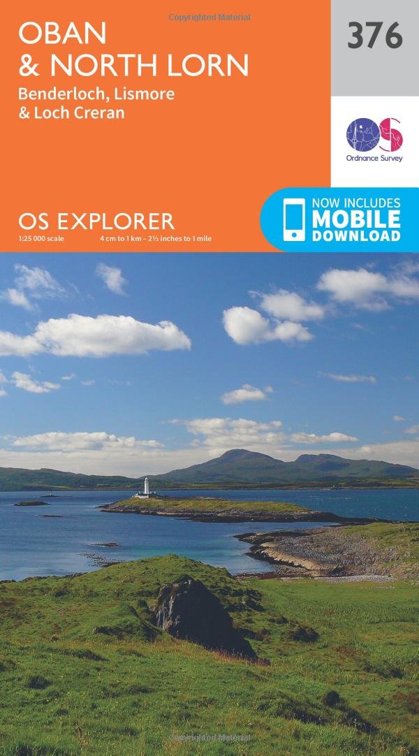 Oban and North Lorn (OS Explorer Map, Band 376) Leisure, Home & Garden