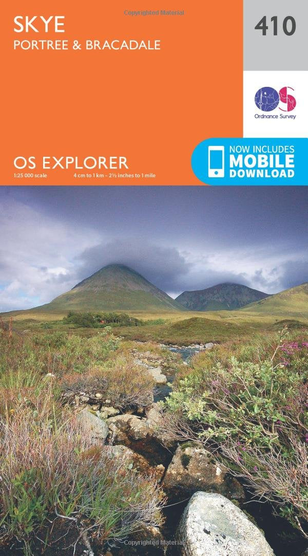 Skye - Portree and Bracadale (OS Explorer Map, Band 410) Leisure, Home & Garden