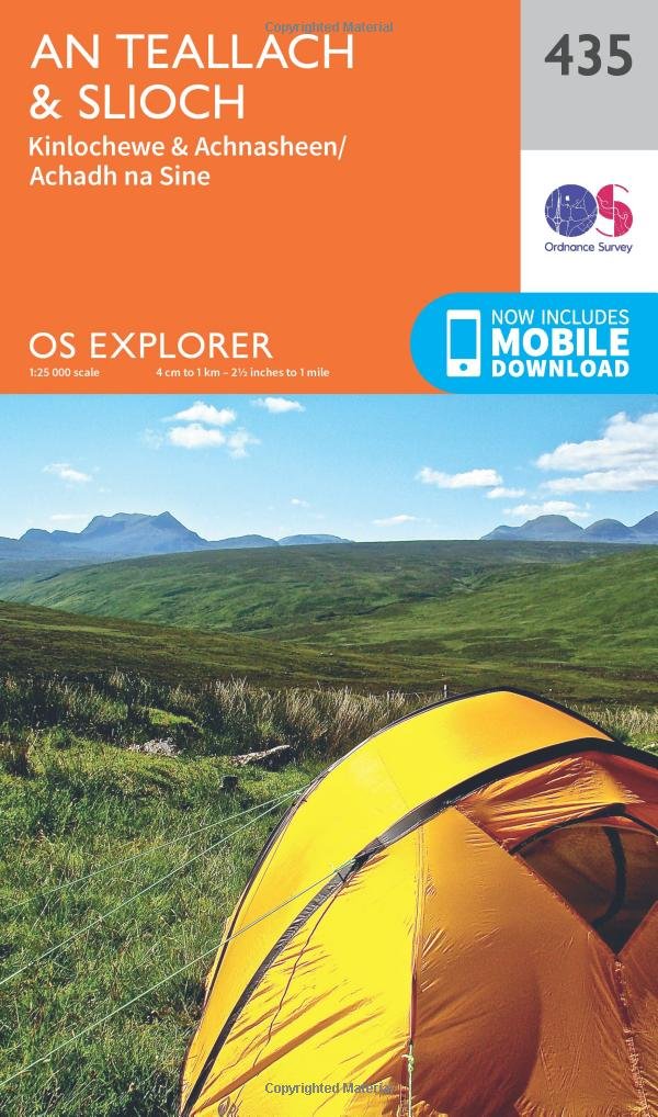 An Teallach and Slioch 1 : 25 000 (OS Explorer Map, Band 435) Leisure, Home & Garden