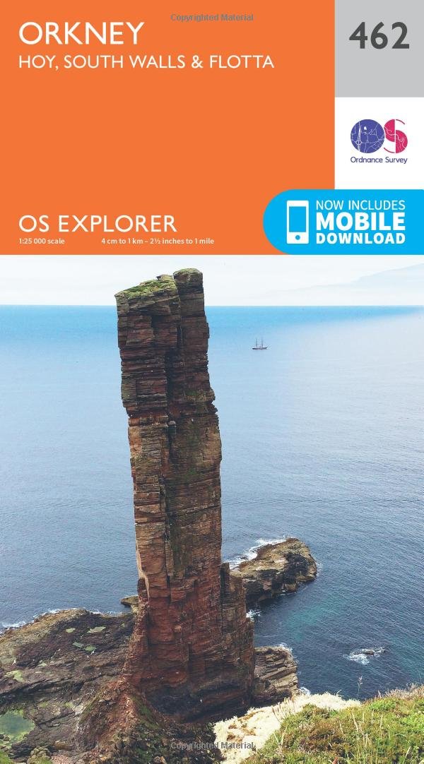 Orkney - Hoy, South Walls and Flotta (OS Explorer Map, Band 462) Leisure, Home & Garden