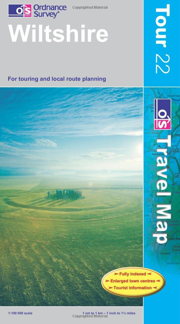Wiltshire (OS Travel Map - Tour Map) Leisure, Home & Garden
