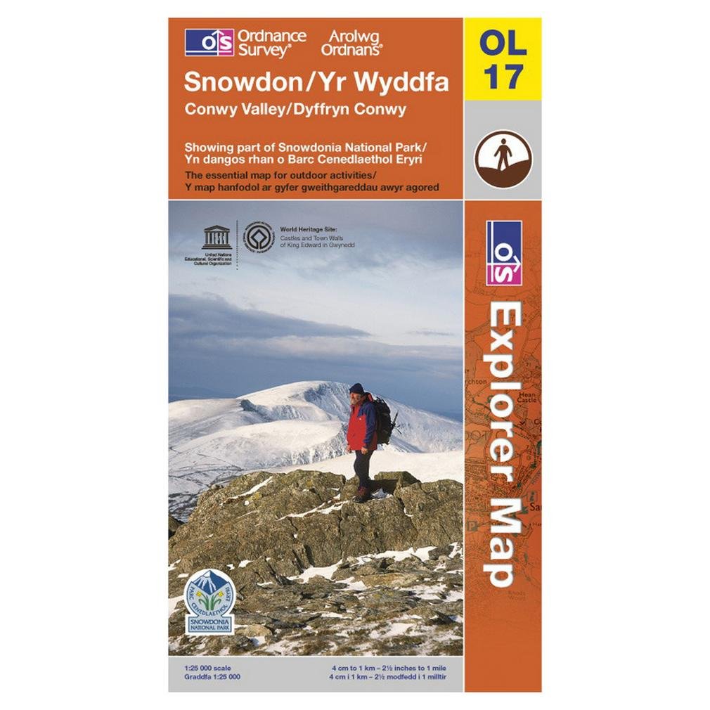 Snowdon/Yr Wyddfa and Conwy Valley/Dyffryn Conwy: Sheet 17 (Outdoor Leisure Maps) book