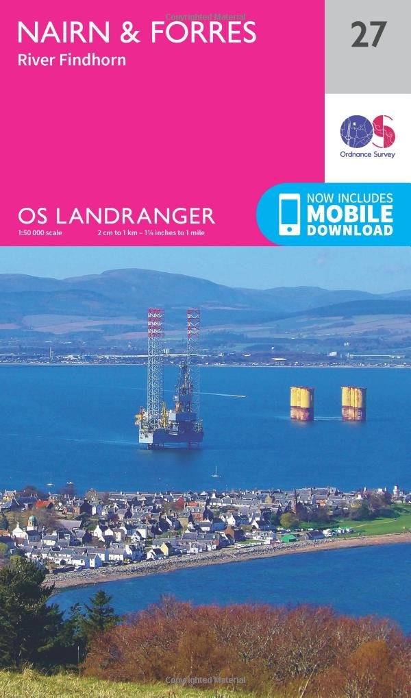 Nairn & Forres, River Findhorn (OS Landranger Map, Band 27) Leisure, Home & Garden