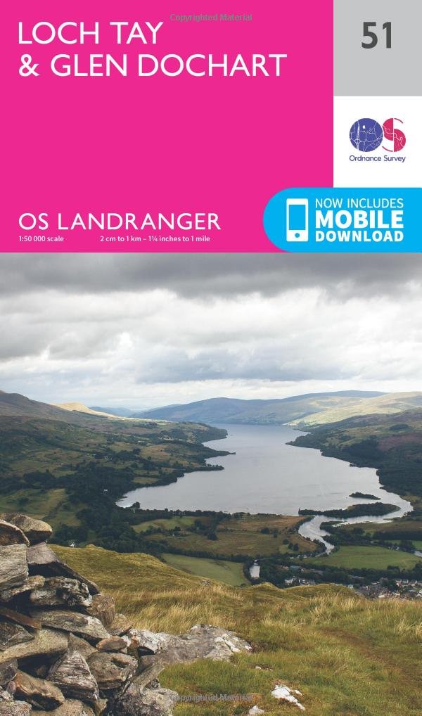Loch Tay & Glen Dochart (OS Landranger Map, Band 51) Leisure, Home & Garden