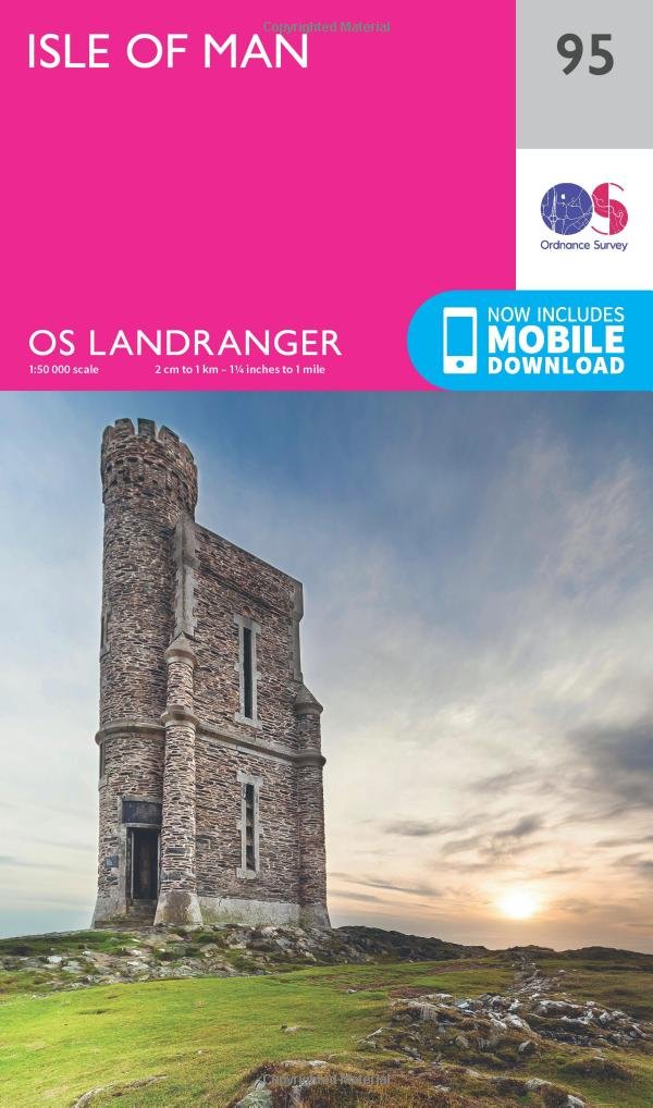 Isle of Man (OS Landranger Map, Band 95) Leisure, Home & Garden