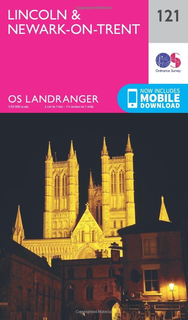 Lincoln & Newark-on-Trent (OS Landranger Map, Band 121) Leisure, Home & Garden