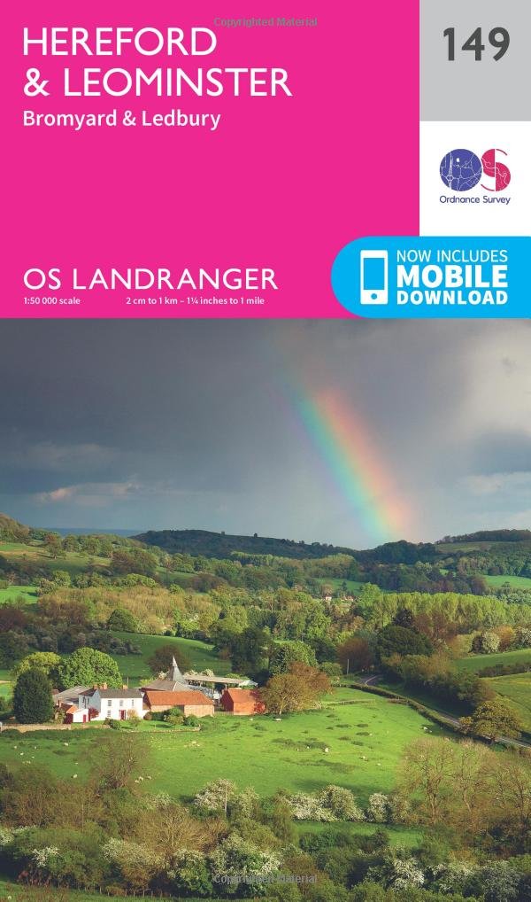 Hereford & Leominster, Bromyard & Ledbury (OS Landranger Map, Band 149) Leisure, Home & Garden