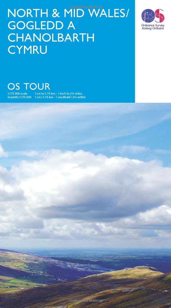 Wales North & Mid (OS Tour Map) Leisure, Home & Garden