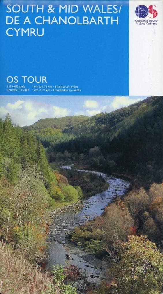 Ordnance Survey TM Wales South: De A Chanolbarth Cymru (OS Tour, Band 11) Leisure, Home & Garden