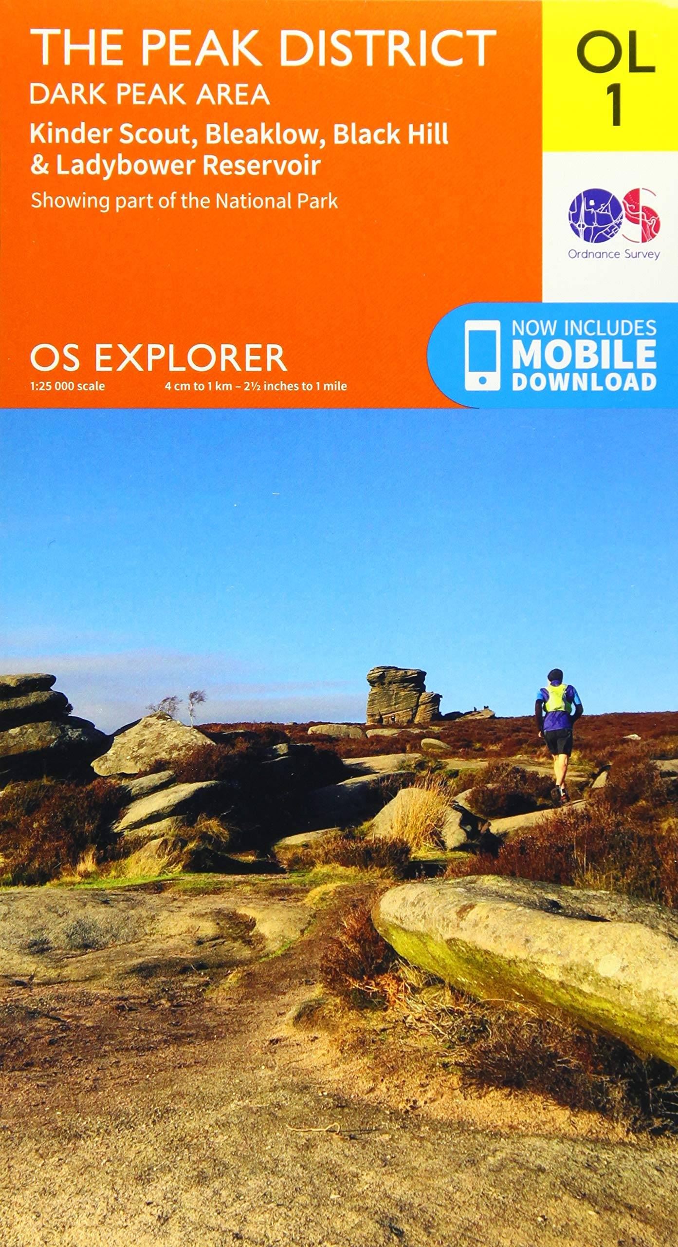 Ordnance Survey GB Explorer Map Blatt OL01: Dark Peak Area (OS Explorer) Leisure, Home & Garden