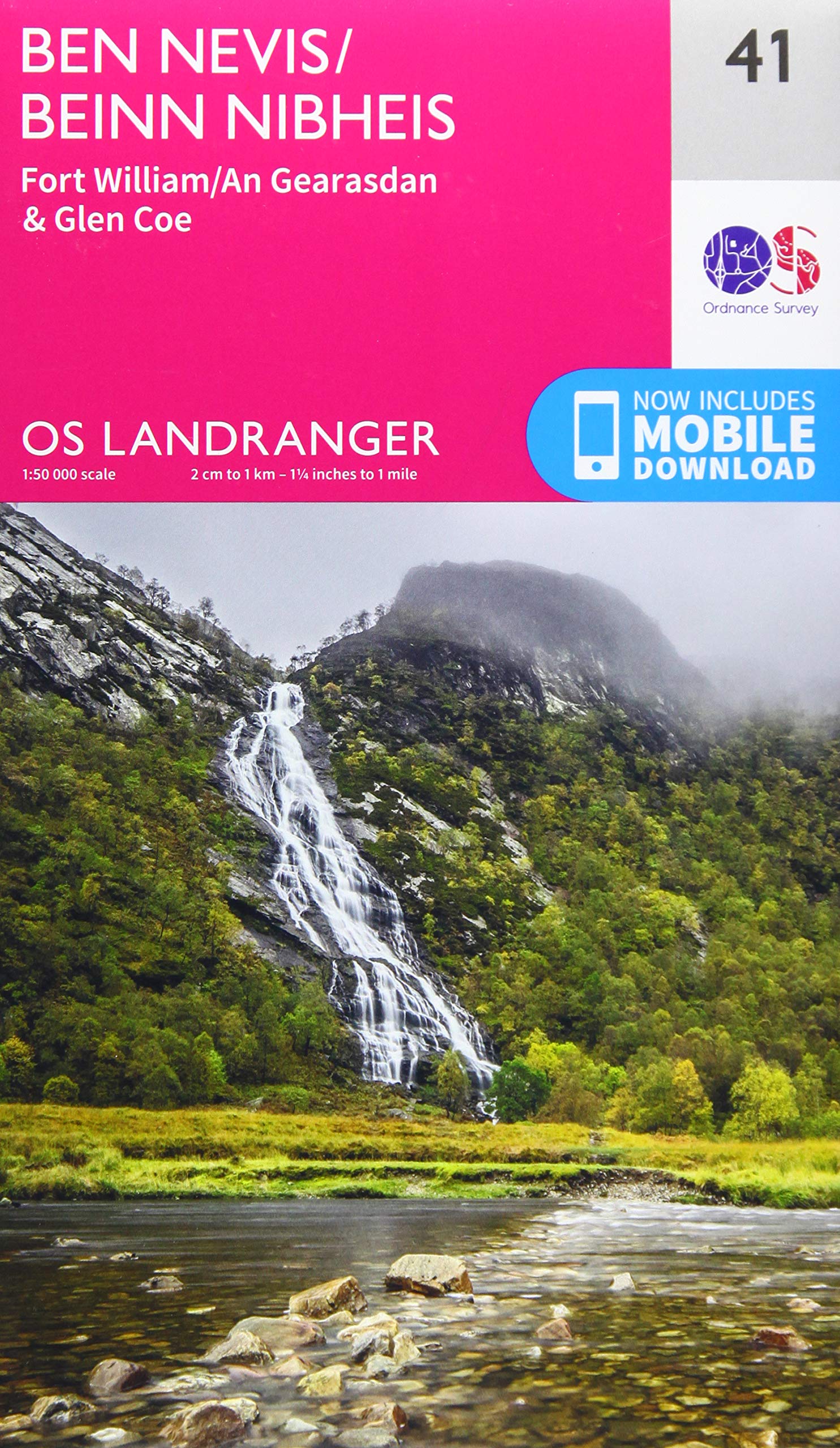 Ben Nevis: Fort William & Glen Coe (OS Landranger Map, Band 41) Maps & Plans
