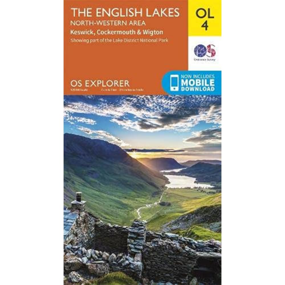 The English Lakes - North-Western Area: Keswick, Cockermouth & Wigton (OS Explorer) Leisure, Home & Garden