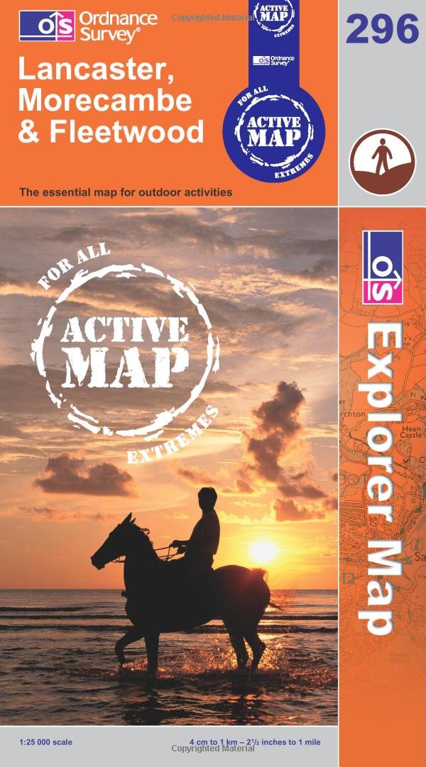 Lancaster, Morecambe and Fleetwood (OS Explorer Map Active) Maps & Plans