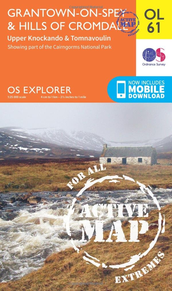 Grantown-on-Spey & Hills of Cromdale, Upper Knockando & Tomnavoulin (OS Explorer Map Active) Leisure, Home & Garden