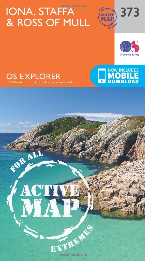 Iona, Staffa and Ross of Mull (OS Explorer Active Map, Band 373) Leisure, Home & Garden