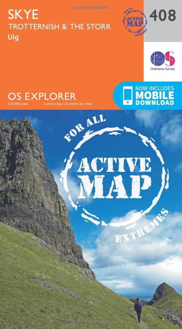 Skye - Trotternish and the Storr (OS Explorer Active Map, Band 408) Leisure, Home & Garden
