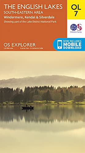 The English Lakes South-Eastern Area: Windermere, Kendal & Silverdale (OS Explorer Active) Maps & Plans