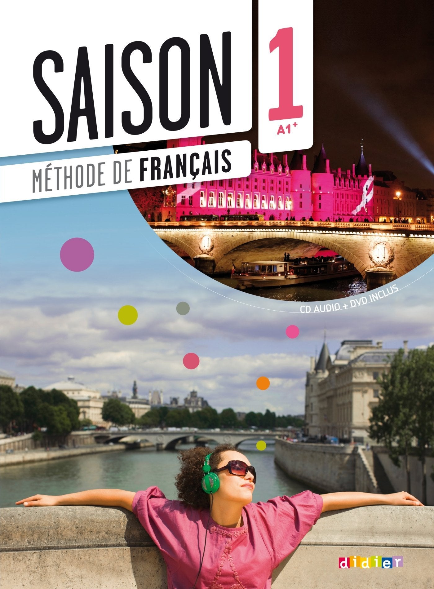 Saison 1 niveau 1 - methode Livre + CD audio + DVD (French Edition) Reference Books