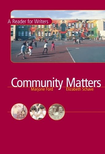 Community Matters: A Reader for Writers Media & Communication Books