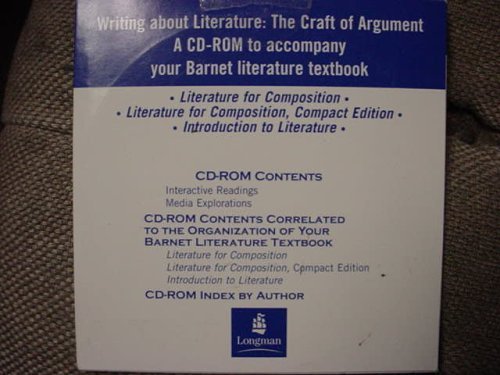 Writing About Literature: The Craft of Argument CD ROM Business, Finance & Career