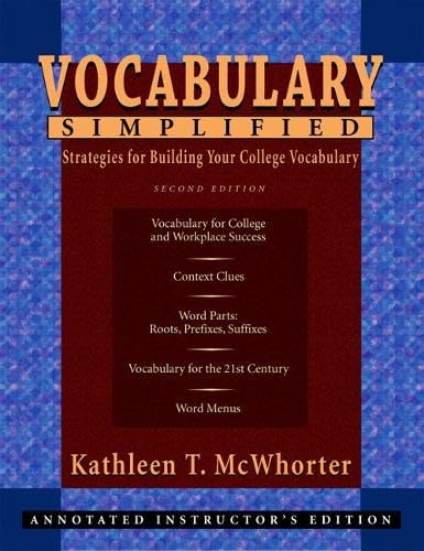 Vocabulary Simplified: Strategies For Building Your College Vocabulary Foreign Languages ​​& Dictionaries