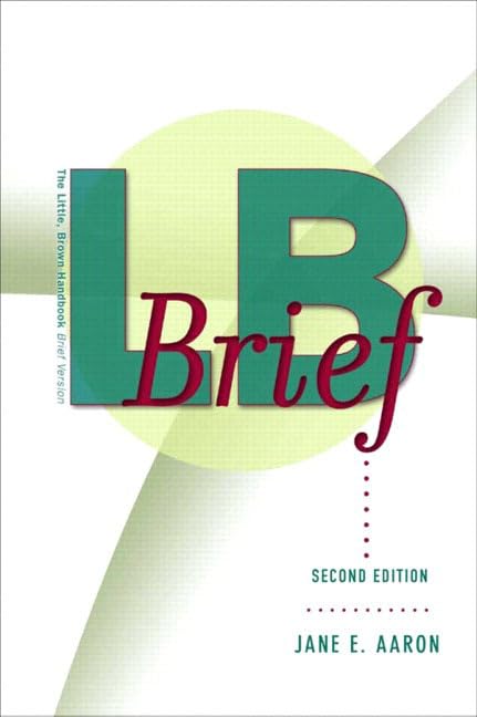 Lb Brief: The Little Brown Handbook, Brief Version Media & Communication